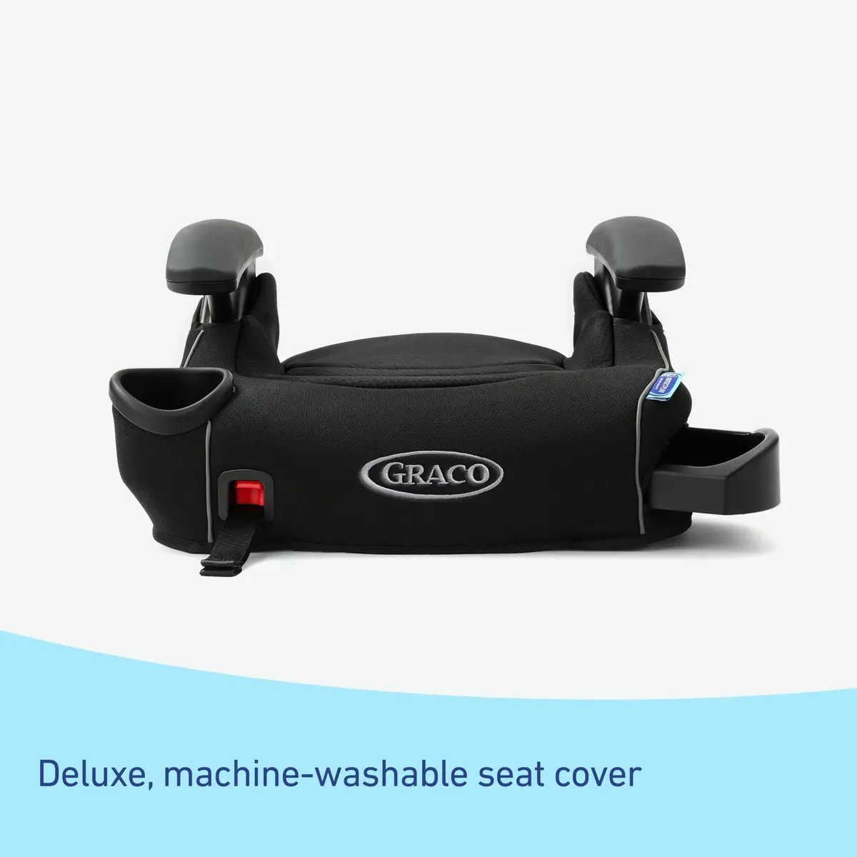 Graco TurboBooster LX Backless Booster with LATCH 17 in L x 17.5 in W x 8 in H | Secure Fit for Big Kids 40-100 lb - view 3