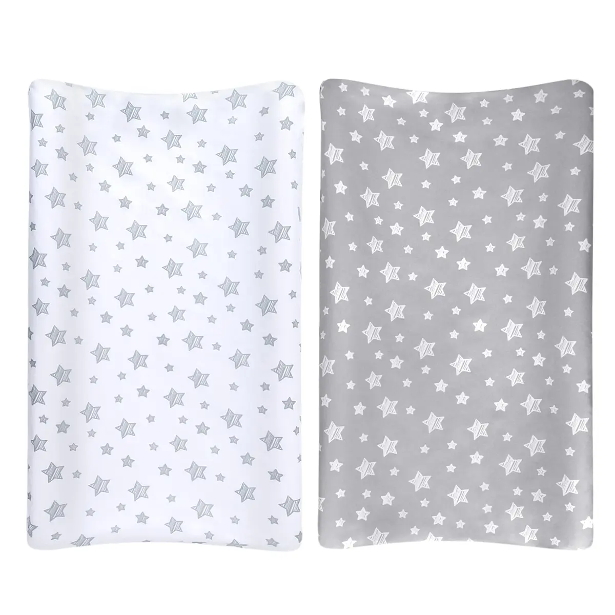Moonsea Changing Pad Cover for Boys Girls | Soft Microfiber 32"x16" Unisex 2-Pack - view 6