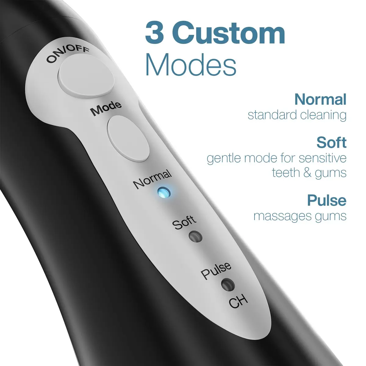 AquaSonic Aqua Flosser Cordless Rechargeable Water Flosser 500ml (16.9 Fl Oz) | Dentist Recommended for Deep Cleaning - view 7