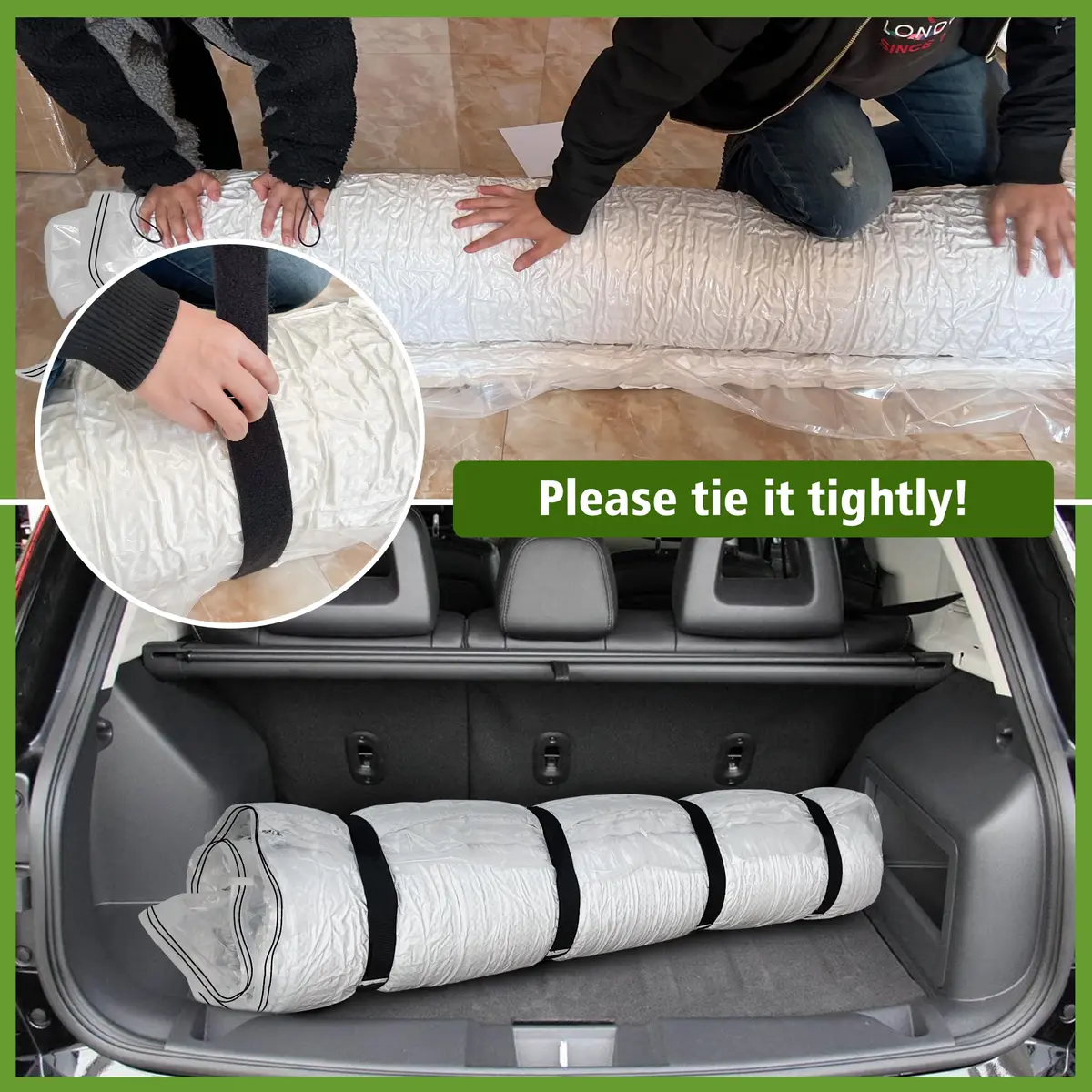 King Mattress Vacuum Bag for Moving Storage | Compress & Protect Up to 14 Thick Mattress - view 5