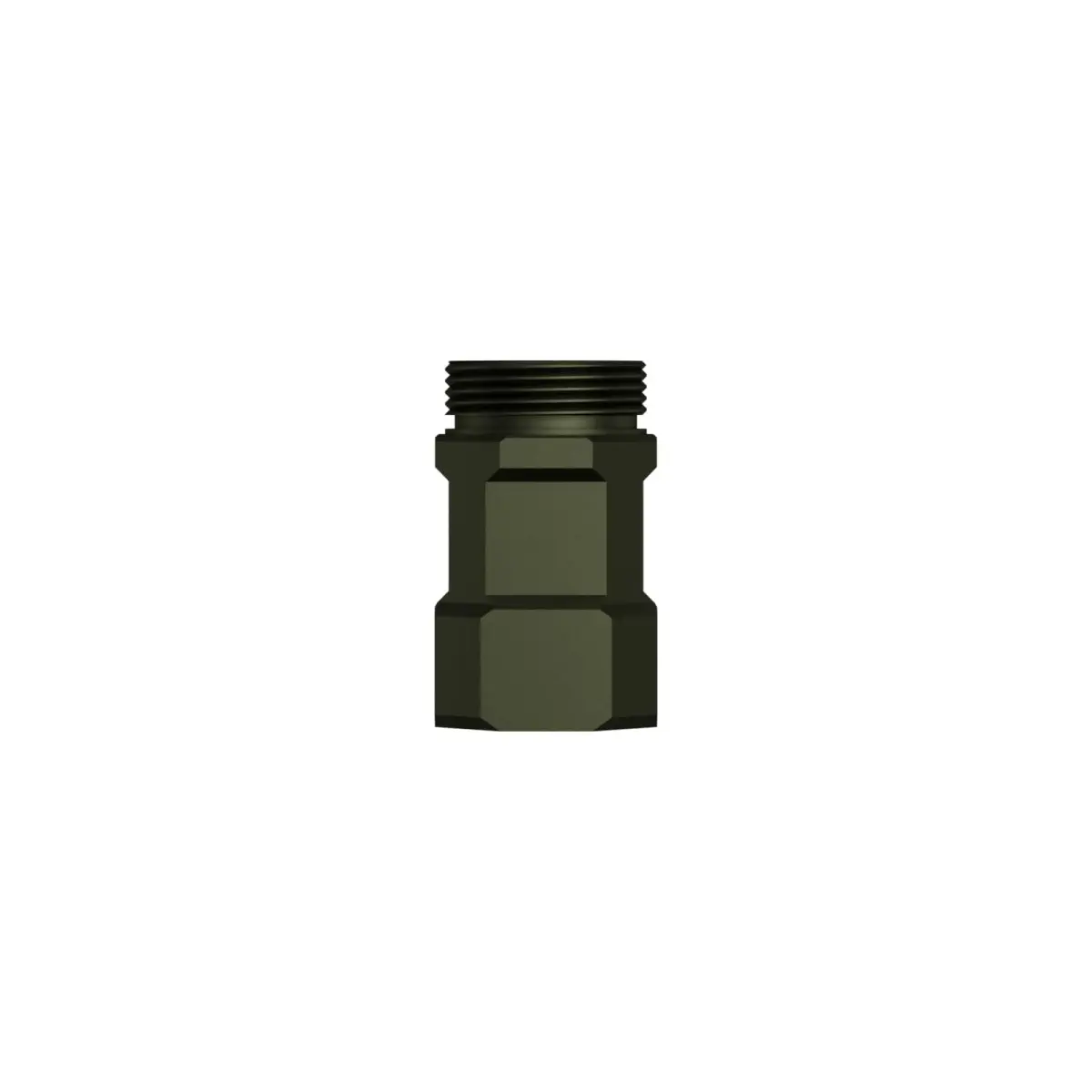 WUBEN Army Green Mini Flashlight Battery Extension Tube (4cm x 2.5cm / 1.57" x 0.98") | For 18650 Battery Flashlights - main product image