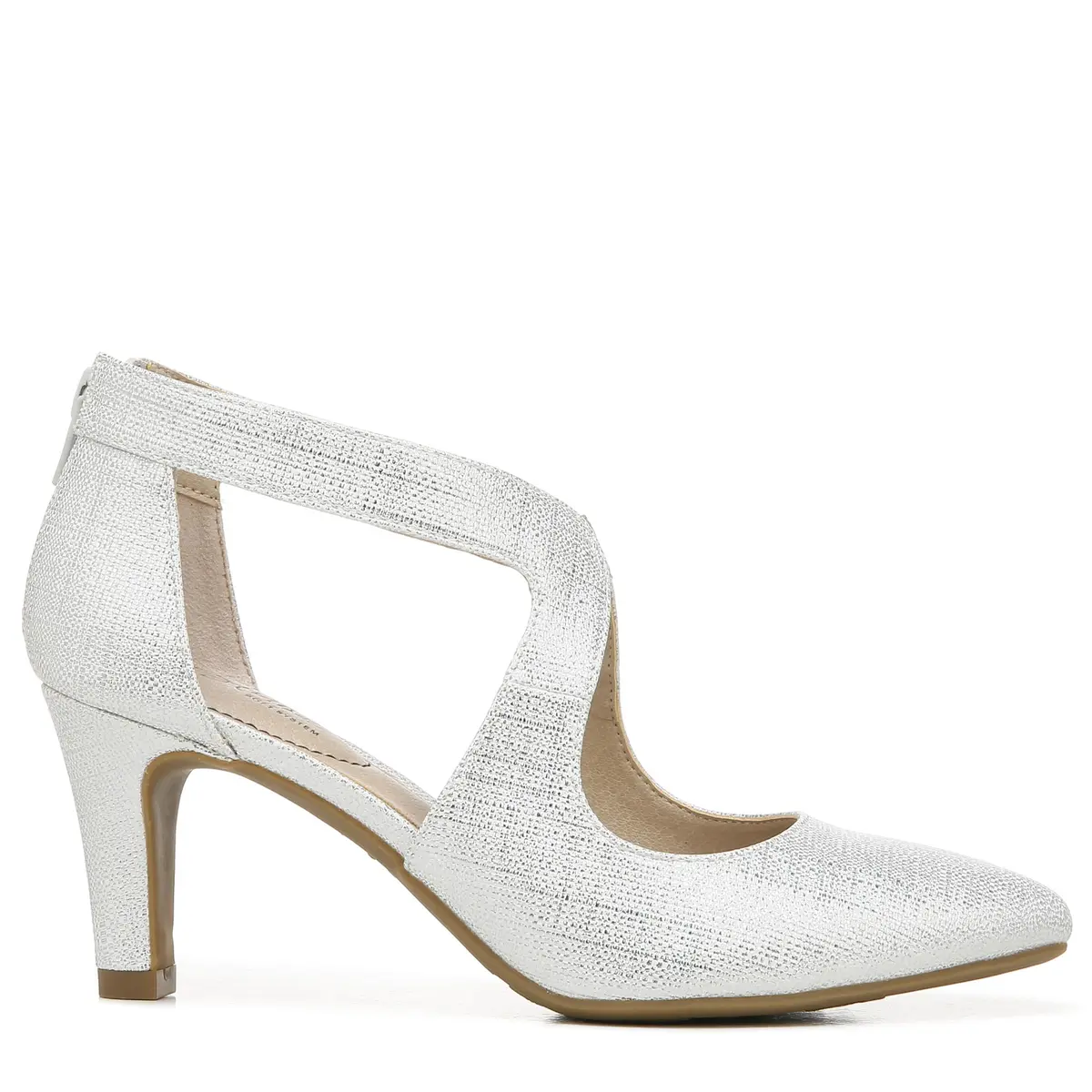 LifeStride Giovanna 2 Pump Silver 9 Wide | Elegant Comfort with 2.75 inch Heel - view 7