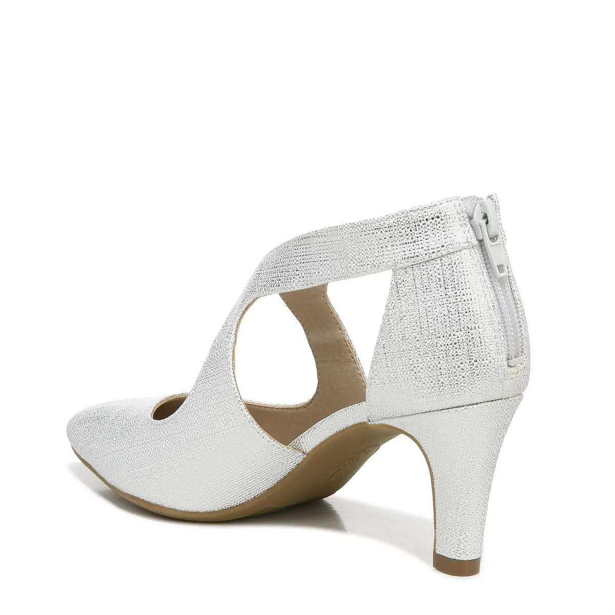 LifeStride Giovanna 2 Pump Silver 9 Wide | Elegant Comfort with 2.75 inch Heel - view 9