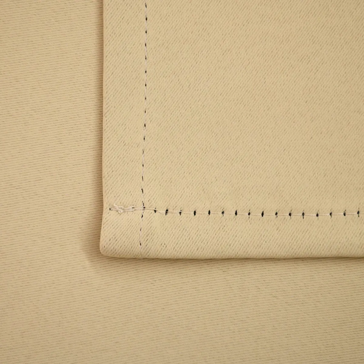 Pickluc Rod Pocket Tier Curtain - Half Blackout for Kitchen & Bathroom | 30"W x 24"L Beige, 2 Panels - view 5