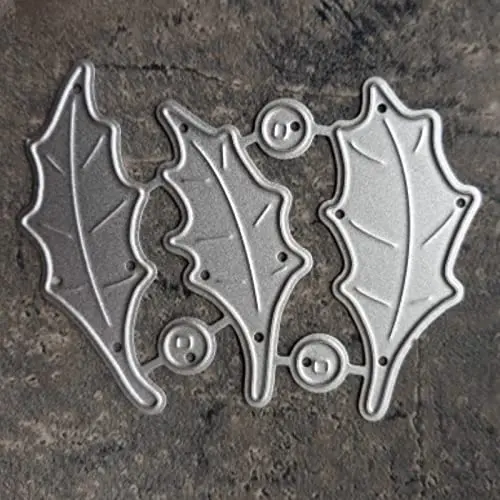 Trdxxx Holly Berries Metal Cutting Die Cuts | High-Carbon Steel Craft Stencil (6.2cm x 4.5cm) - view 5