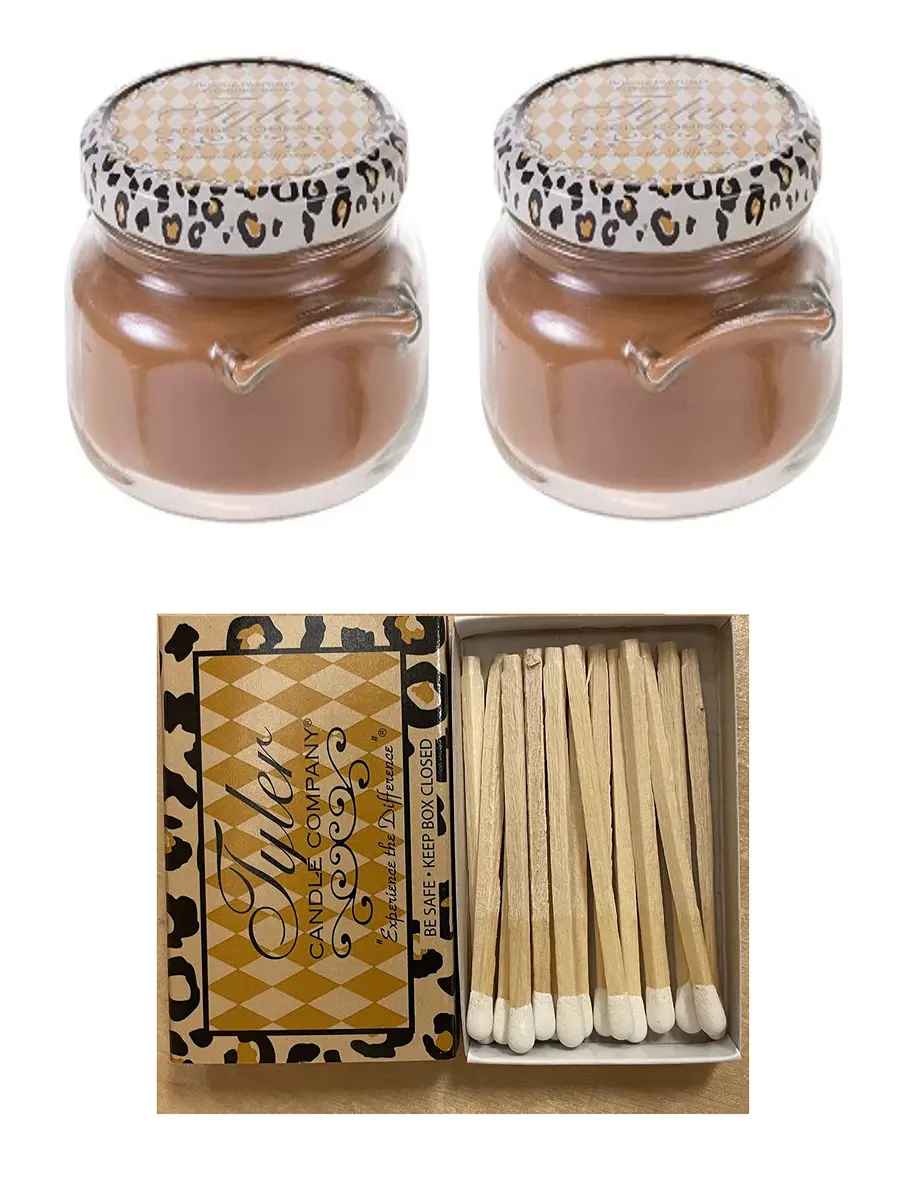 Tyler Candles Cowboy Scented Candle 22 Oz | Western Fragrance, 2 Pack with Matches - main product image