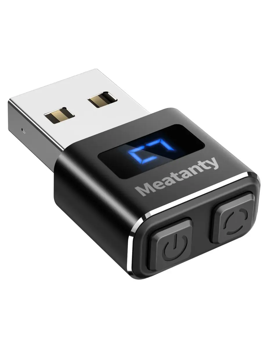 Meatanty Metal Tiny Mouse Jiggler USB Mouse Mover with LED Screen & Mode Buttons | Keeps Computer Awake - main product image