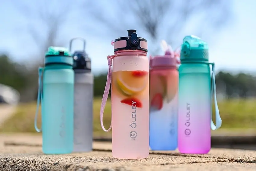 OLDLEY Kids Water Bottle for School 17 oz | BPA-Free Leak-proof Durable Tritan Plastic - view 6