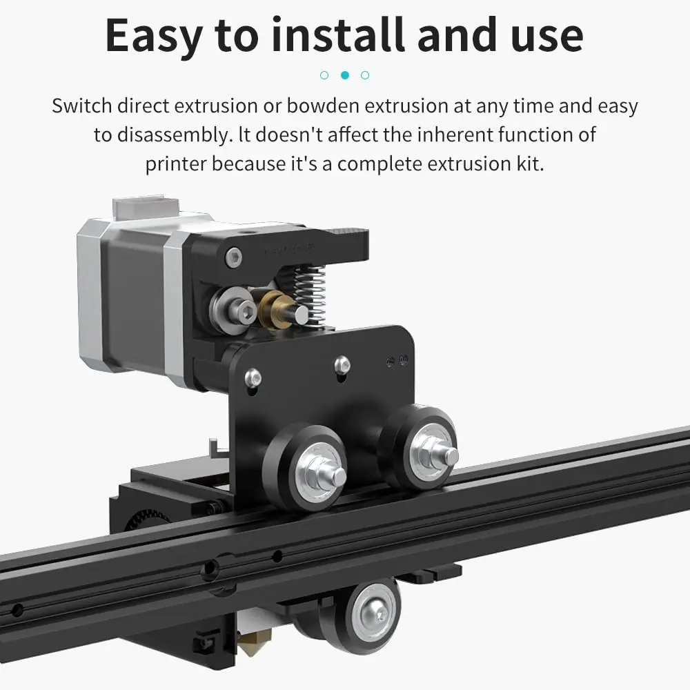 Creality Ender 3 Direct Drive Upgrade Kit | Supports Flexible TPU Filament, 24V Aluminum Hotend (2.9X3.7X4.9inch, 0.8lb) - view 5