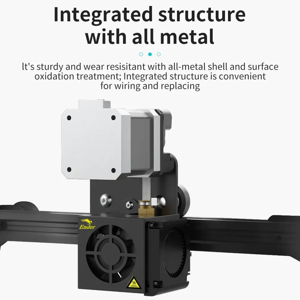 Creality Ender 3 Direct Drive Upgrade Kit | Supports Flexible TPU Filament, 24V Aluminum Hotend (2.9X3.7X4.9inch, 0.8lb) - view 3