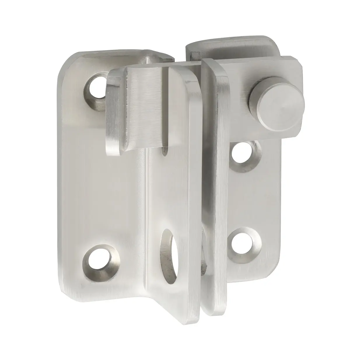 Alise Flip Latch Gate Latch, Heavy Duty Stainless Steel Door Lock for Barn Wood Fence Sliding Doors, Brushed Nickel (2.45 in Length) - main product image