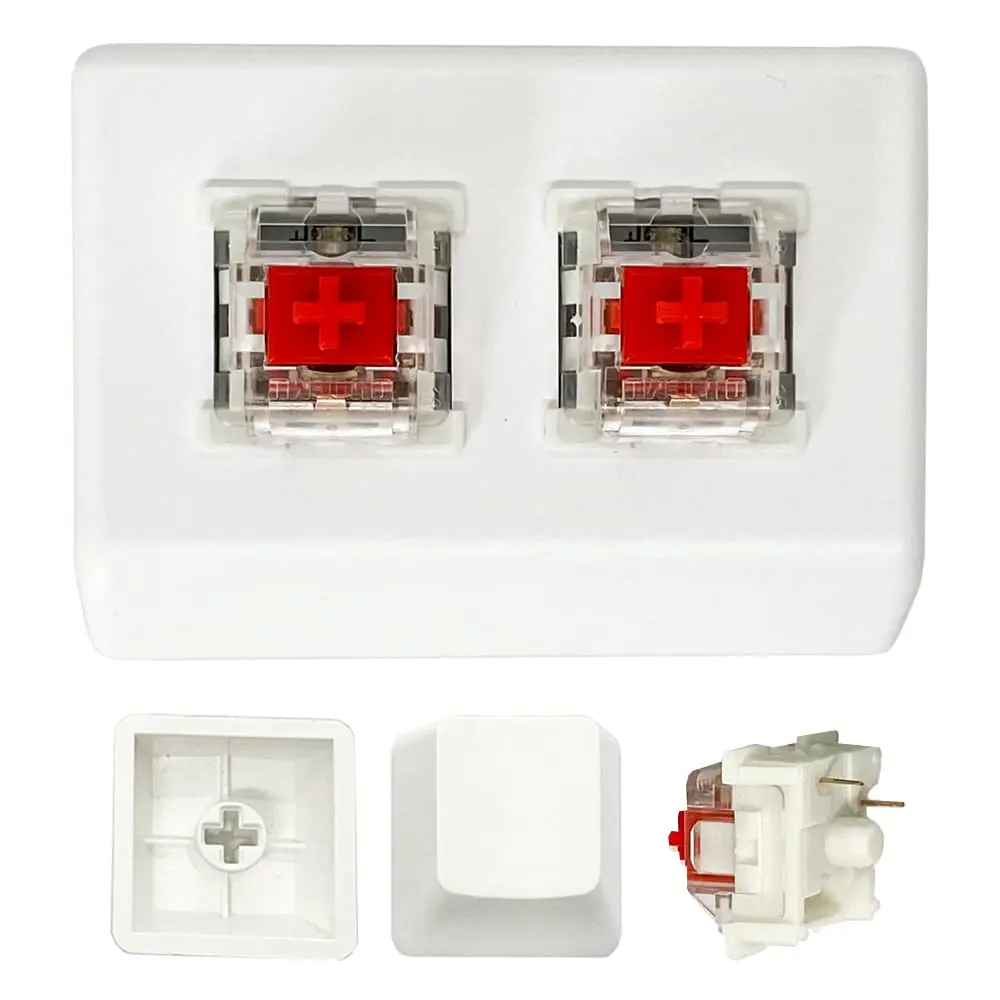 QINIZX 2-Key Mini Keypad with Hot-Swappable Red Switches | Programmable Macro Pad for PC Gaming - view 5