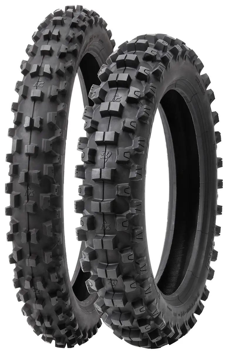 Tusk EMEX T-35® Off-Road Dirt Bike Tire Set – Deep Tread, Soft/Intermediate Terrain, 80/100x21 & 100/100x18 - main product image