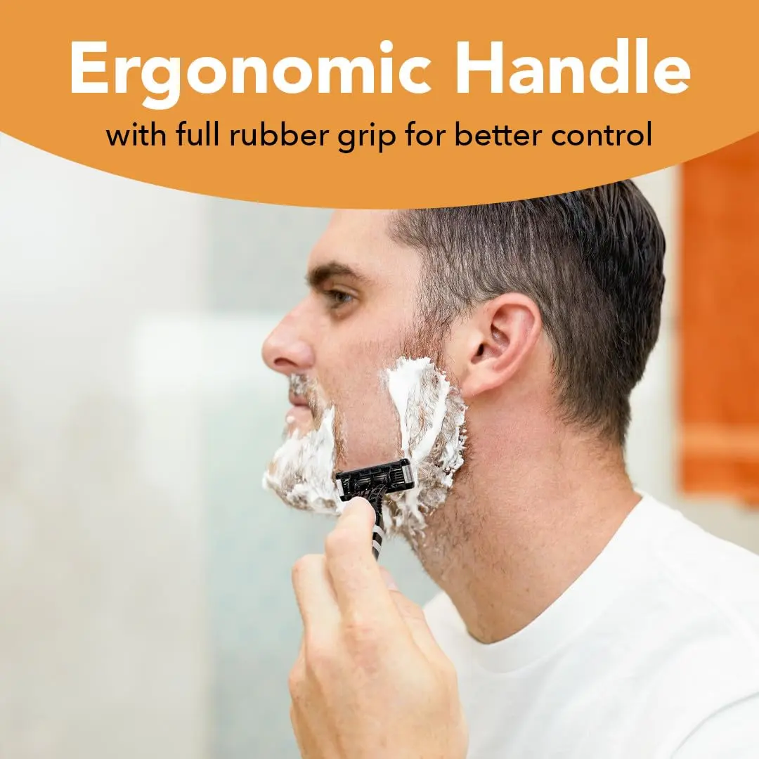 BIC Flex 5 Disposable Razor for Men, Sensitive Skin | 5-Blade Comfort & Precision (4 Count) - view 6