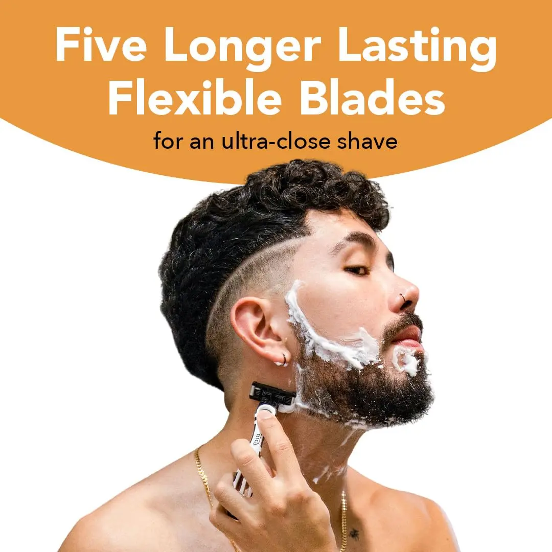 BIC Flex 5 Disposable Razor for Men, Sensitive Skin | 5-Blade Comfort & Precision (4 Count) - view 3
