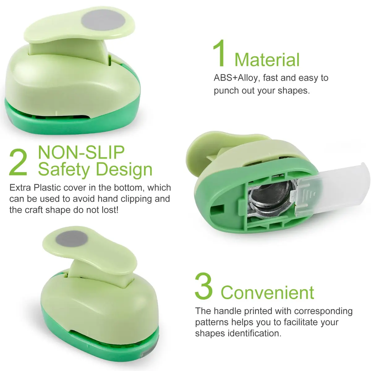 UCEC 3 Inch XL Circle Paper Punch | Cuts 120-250gsm Cardstock for Crafts - view 6