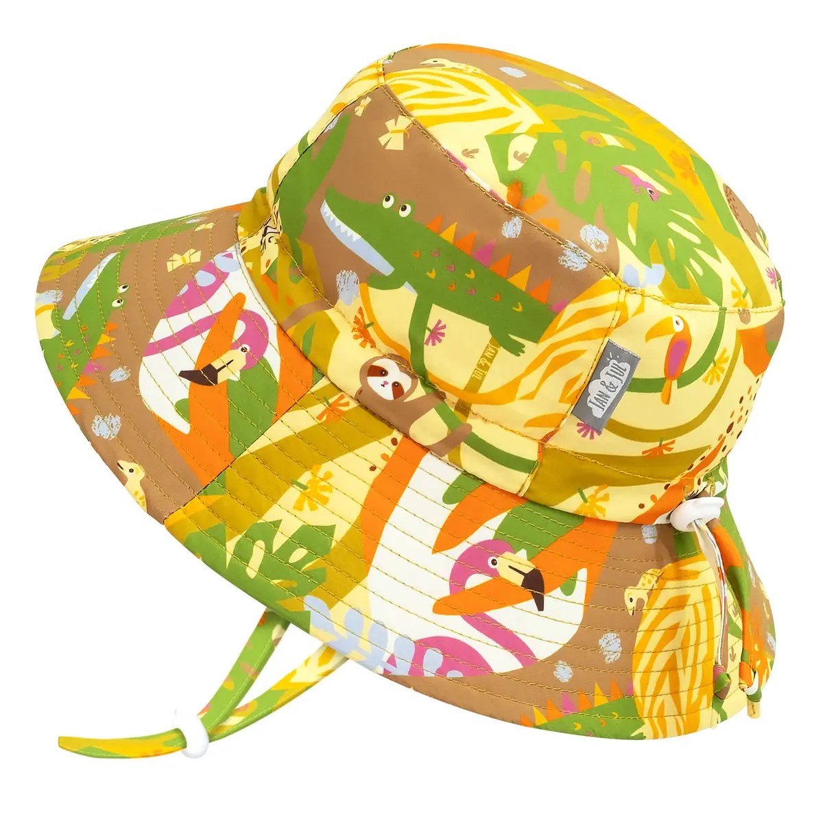 JAN & JUL Kids' Quick Dry Beach Bucket Sun-Hat 6-24 Months | Adjustable, UPF 50+ for Active Kids - main product image