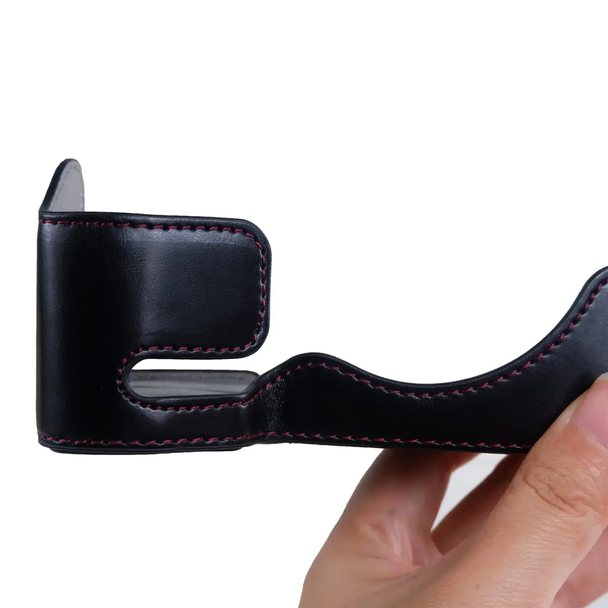 Rieibi PU Leather Half Camera Case for Sony Alpha 7 IV A7S III A1 | Vintage Black - view 5