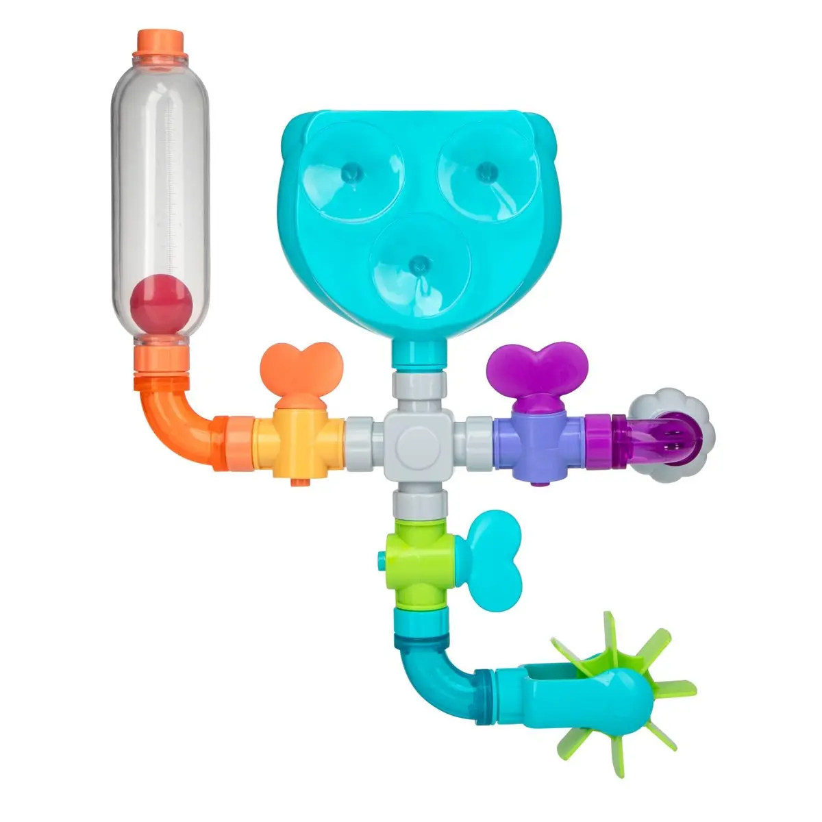 Nuby Wacky Waterworks Pipes Bath Toy - Baby Bathtub Toy with Interactive Features for Cognitive Development - view 7