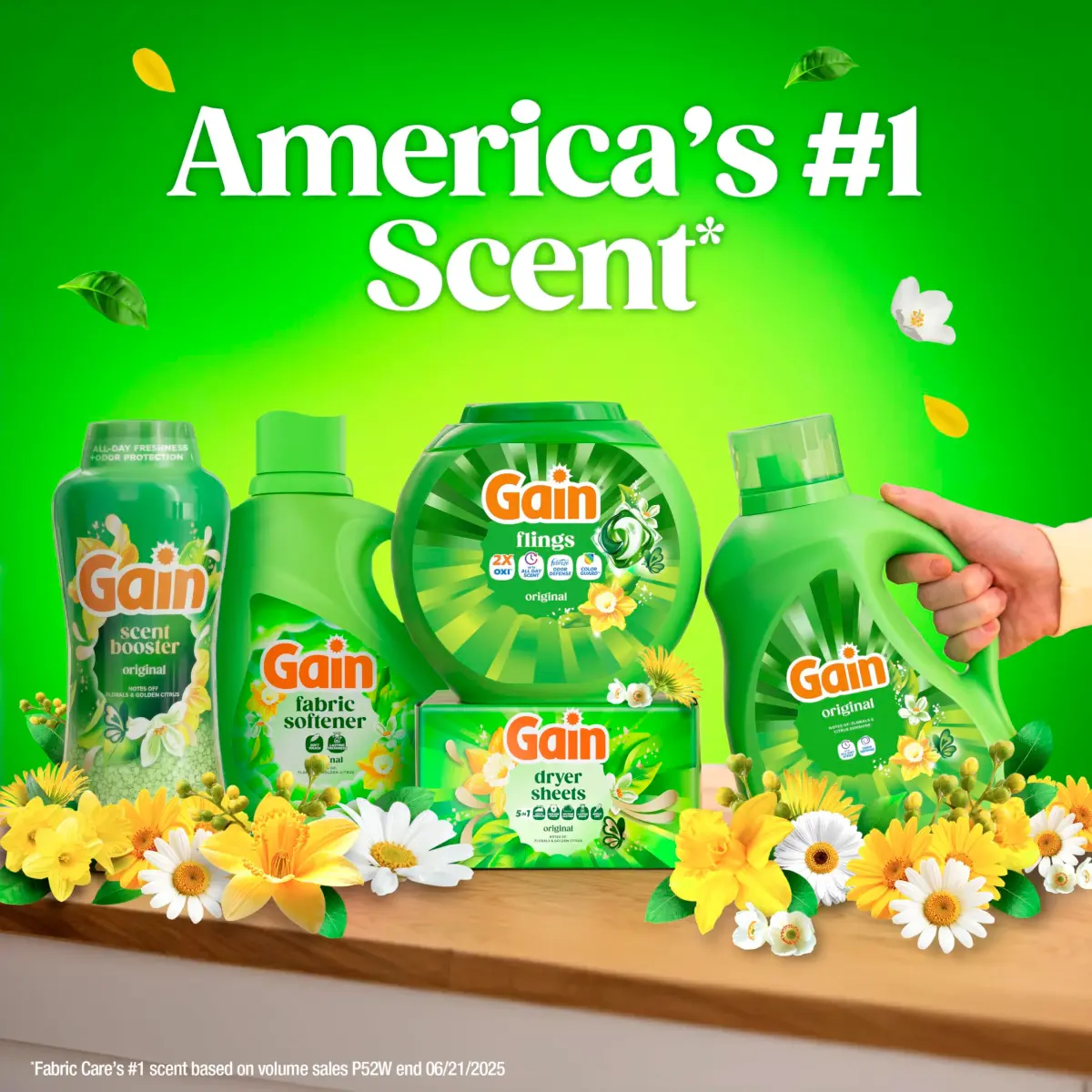 Gain Liquid Laundry Detergent Odor Defense Original Scent 1775ml (60 fl oz) | Concentrated Formula Value Pack - view 9