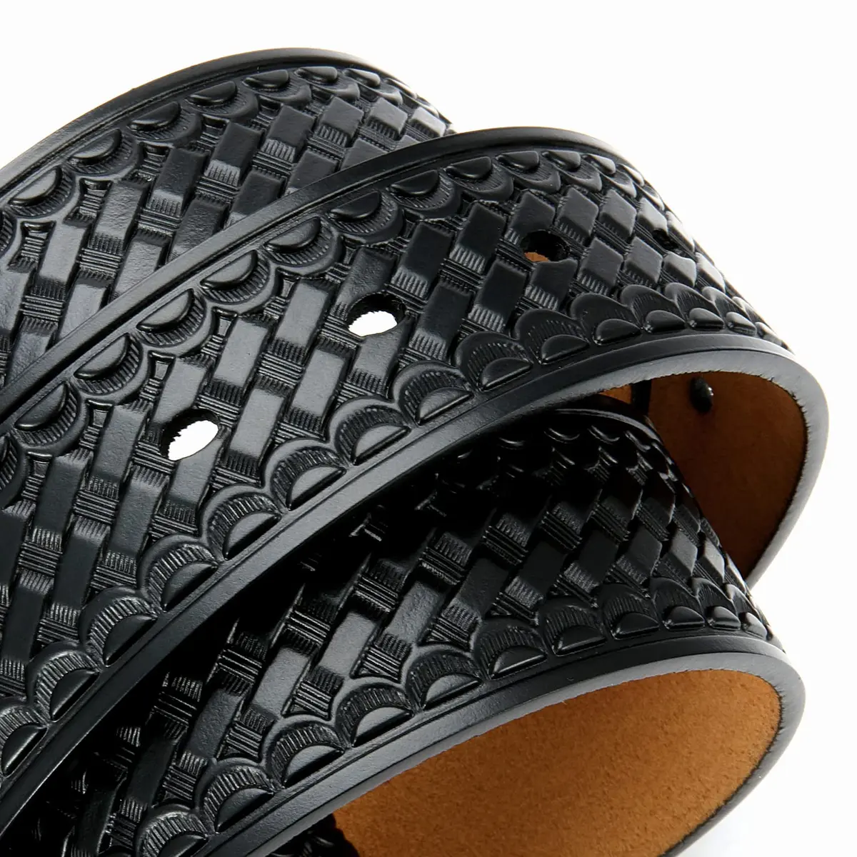 CHAOREN Western Belt for Men without Buckle 1.5" Full Grain Leather Strap | Premium Quality & Perfect Fit - view 5