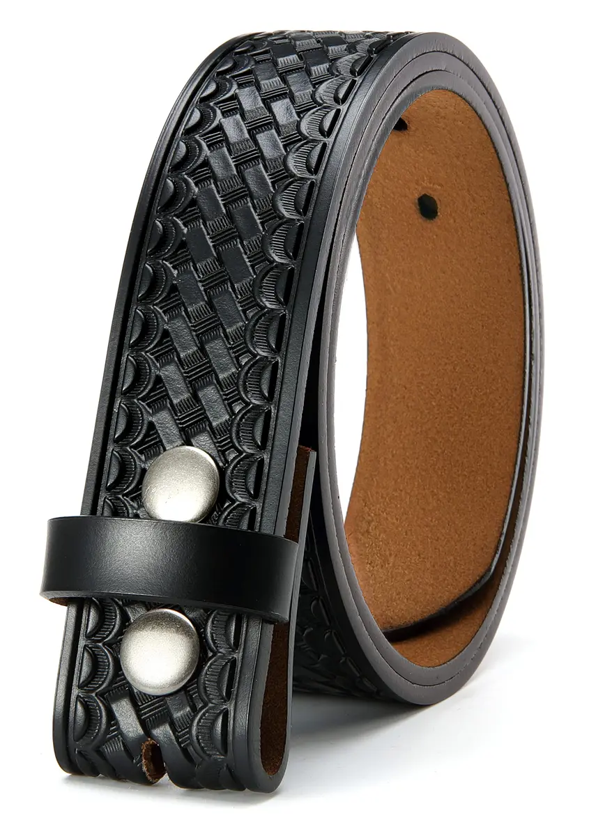 CHAOREN Western Belt for Men without Buckle 1.5" Full Grain Leather Strap | Premium Quality & Perfect Fit - view 4