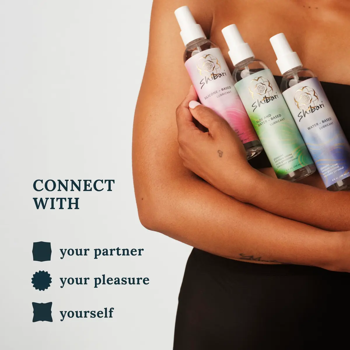 SHIBARI Premium Aloe Water-Based Personal Lubricant 118ml (4 Fl Oz) | Organic Aloe, Hypoallergenic, Condom-Safe - view 6