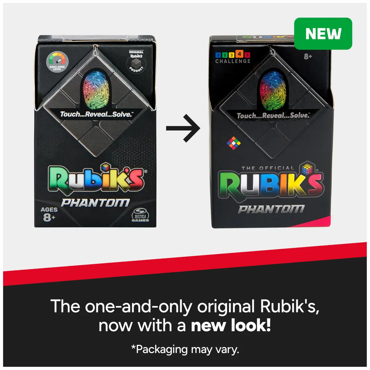 Rubik's Phantom Heat-Activated Puzzle Cube 3x3 | STEM Learning Toy for Ages 8+ - view 5