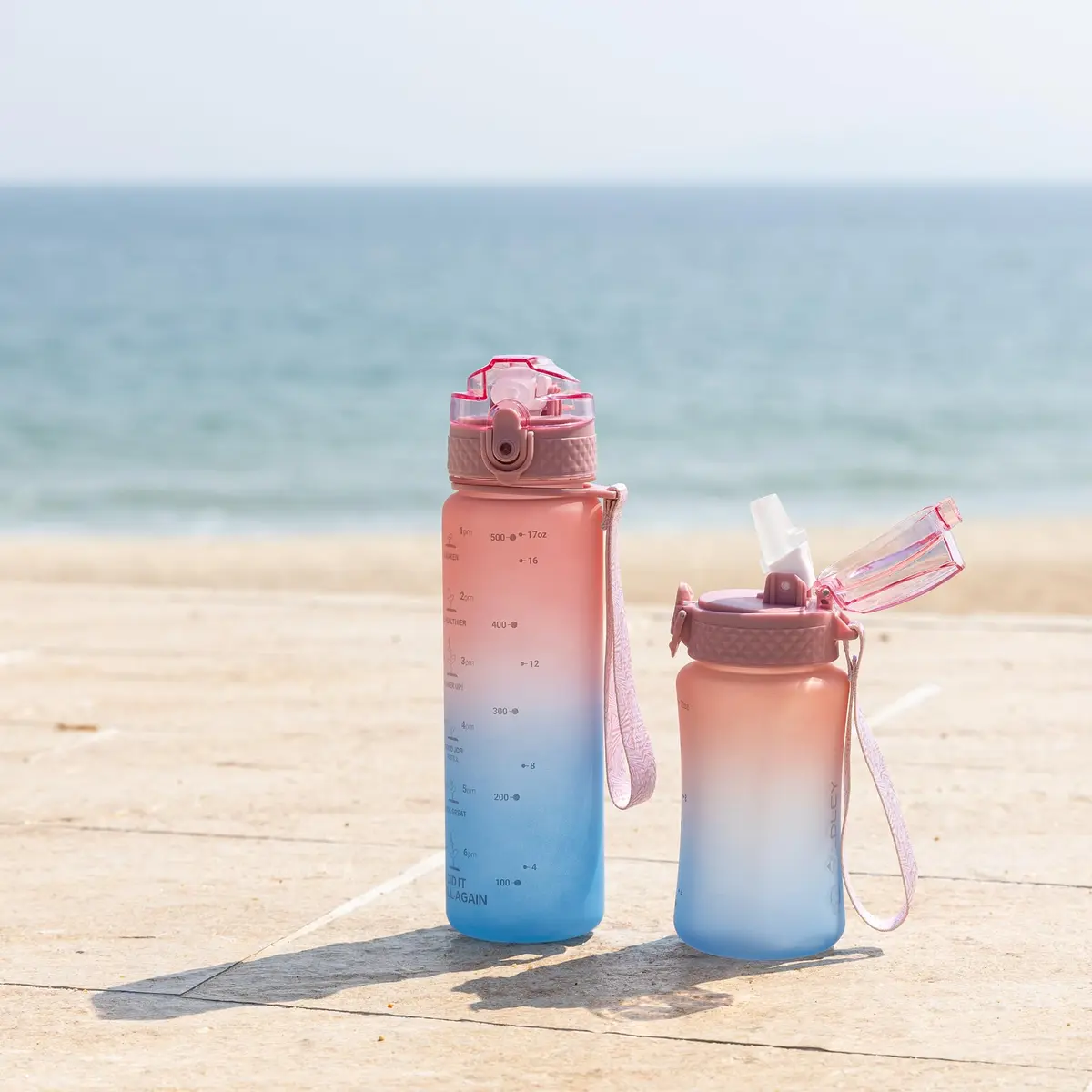 OLDLEY Kids Water Bottle 355ml (12 oz) | BPA-Free Reusable Tritan Plastic with Straw & Chug Lids - view 2