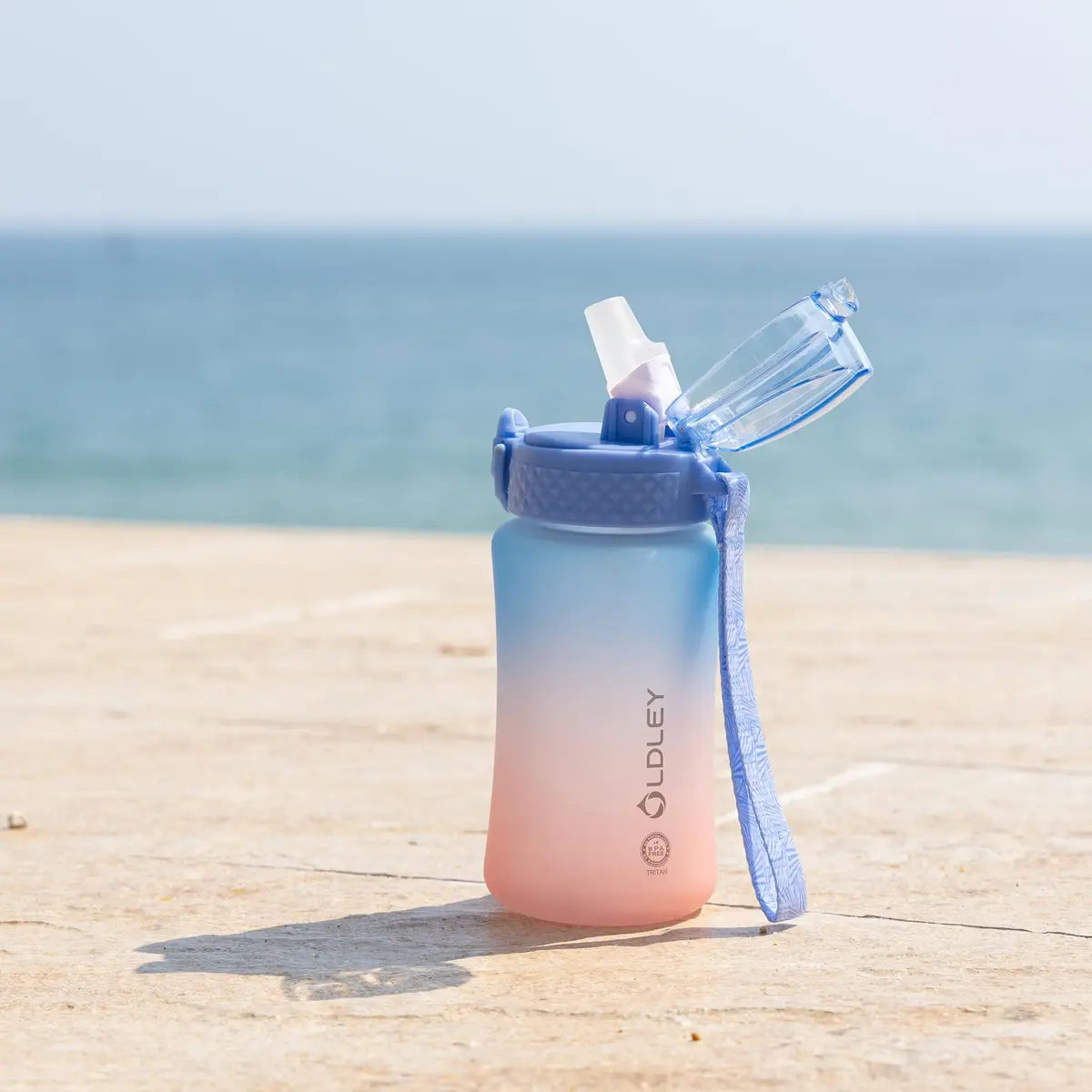 OLDLEY Kids Water Bottle for School, 355ml (12 oz) with Straw & Chug Lids, BPA-Free Tritan Plastic, Leak-proof, Dreamland - view 2