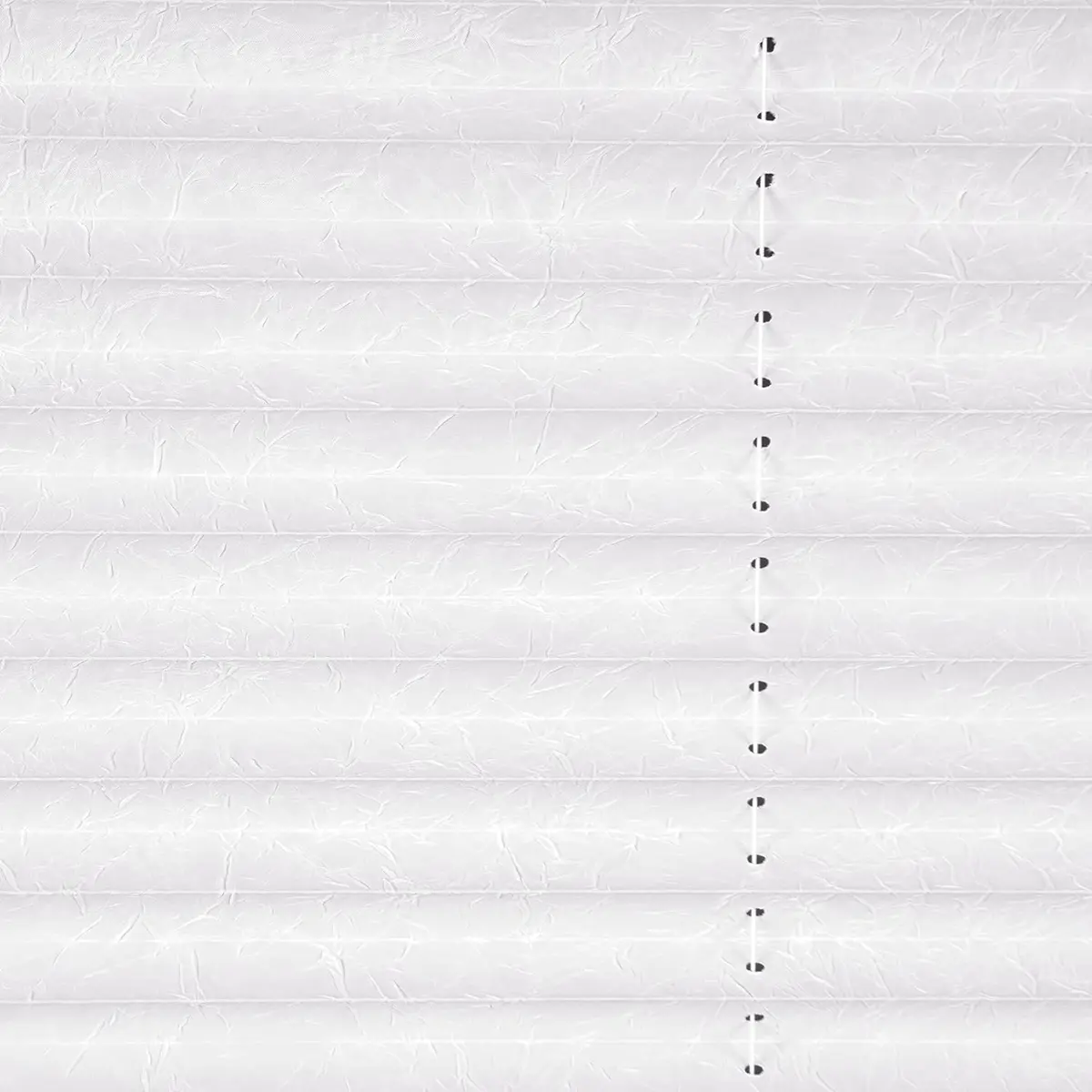 Calyx Interiors Pleated Fabric Window Shades, 40" W x 60" H, White | Cordless Light Filtering Window Shade - view 5