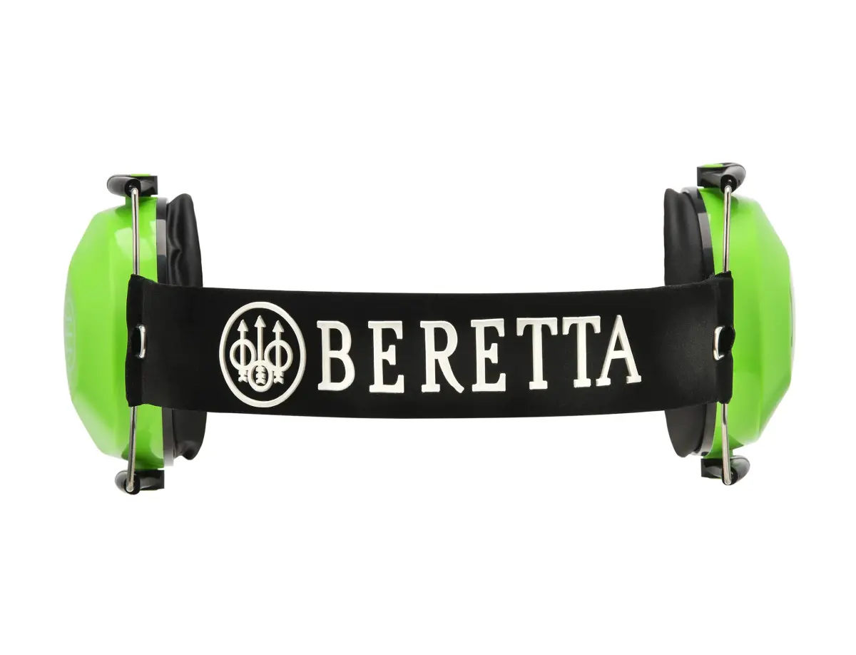 Beretta Safety Pro Earmuff Lime Green | 25dB Noise Reduction Rating - view 3