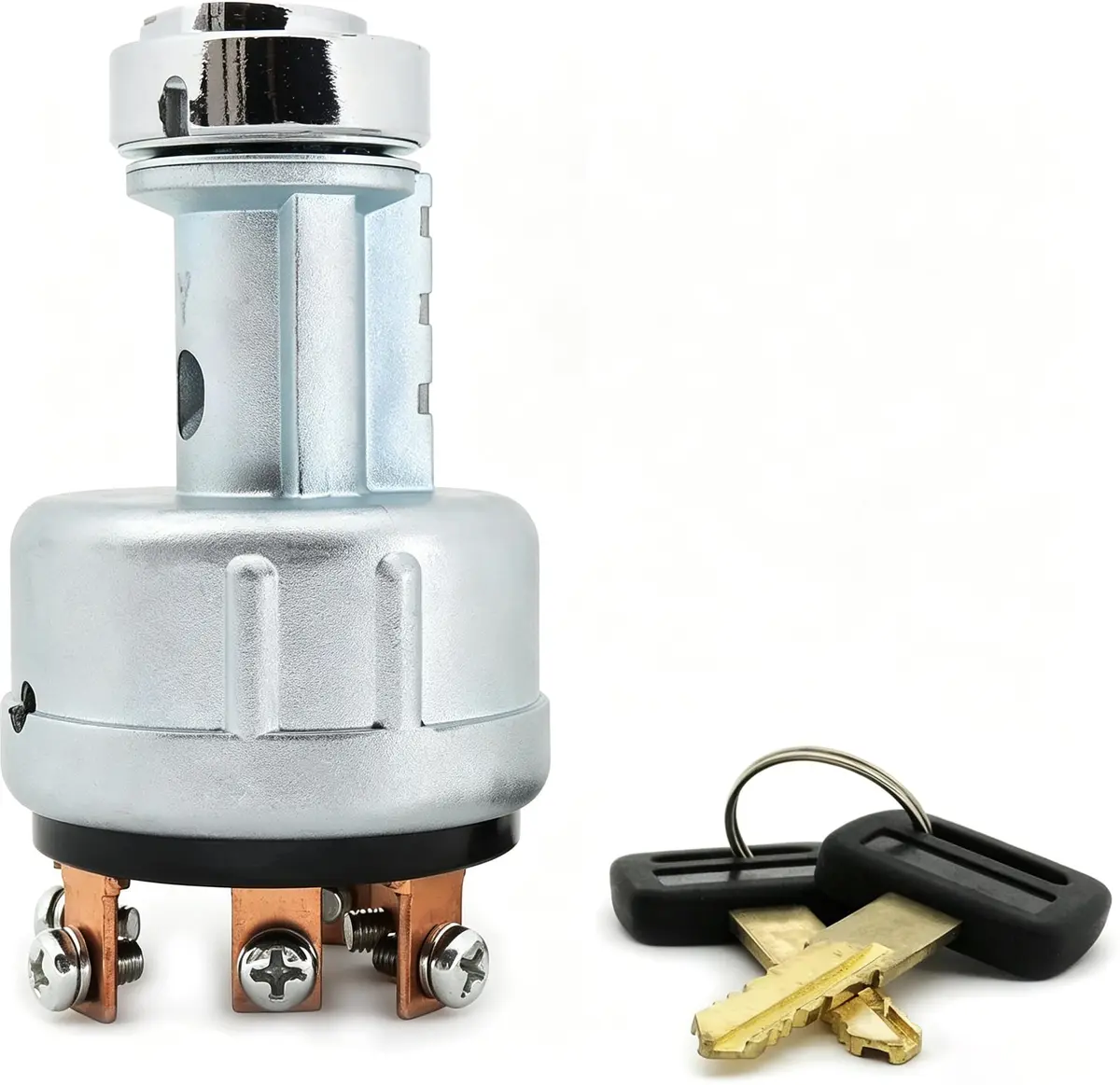 HiSport Ignition Starter Key Switch 12V (4-Pin, Screw Terminal) | Replaces Komatsu 22B-06-11910 - view 5