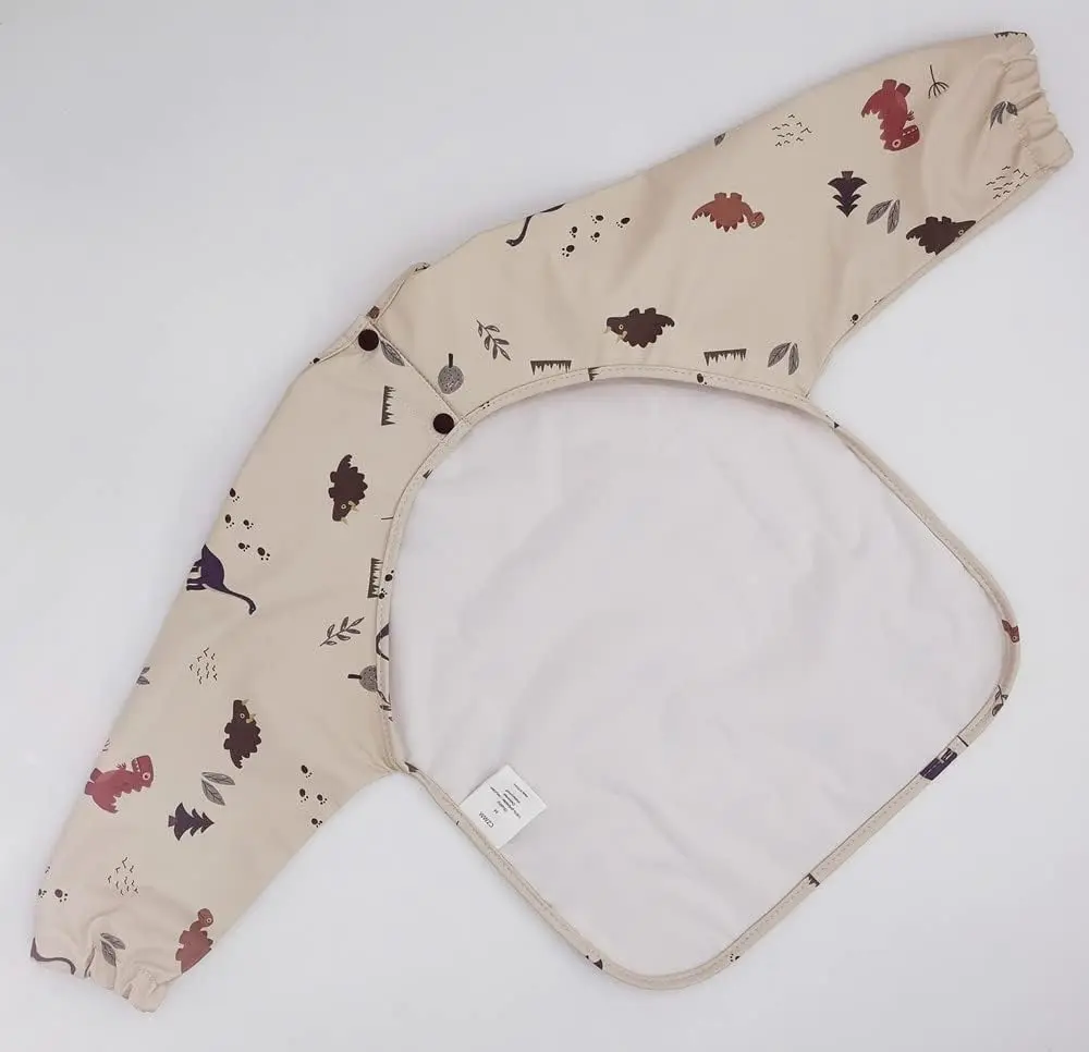 GZMM Waterproof Baby Bibs Long Sleeve Feeding Bib with Food Catcher, Easy Clean & Washable | Infant Toddler Bibs for 6-24 Months - view 4
