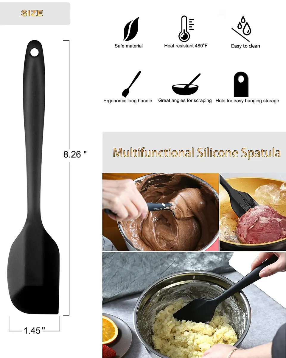 SONGZIMING Double Boiler Pot Set 600ml & 1600ml with Silicone Spatula | Induction Compatible Melting Pot - view 4