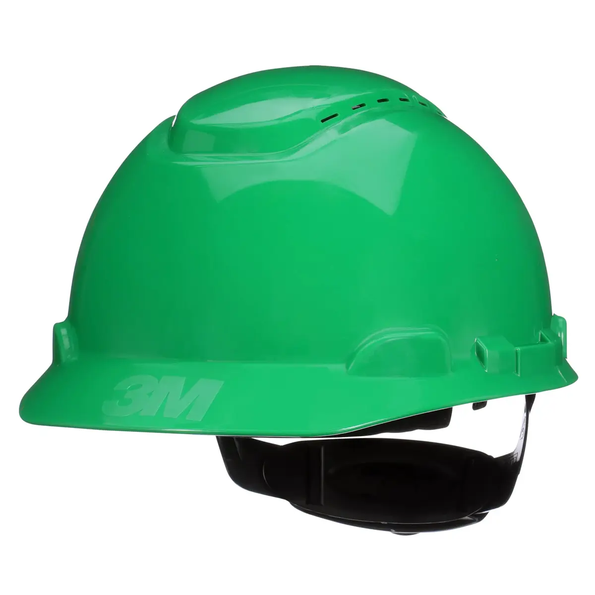 3M SecureFit H-704SFV-UV Vented Hard Hat, Green, 50-64 cm (6-1/4 to 8) | ANSI Z89.1 Type 1 Class C - main product image