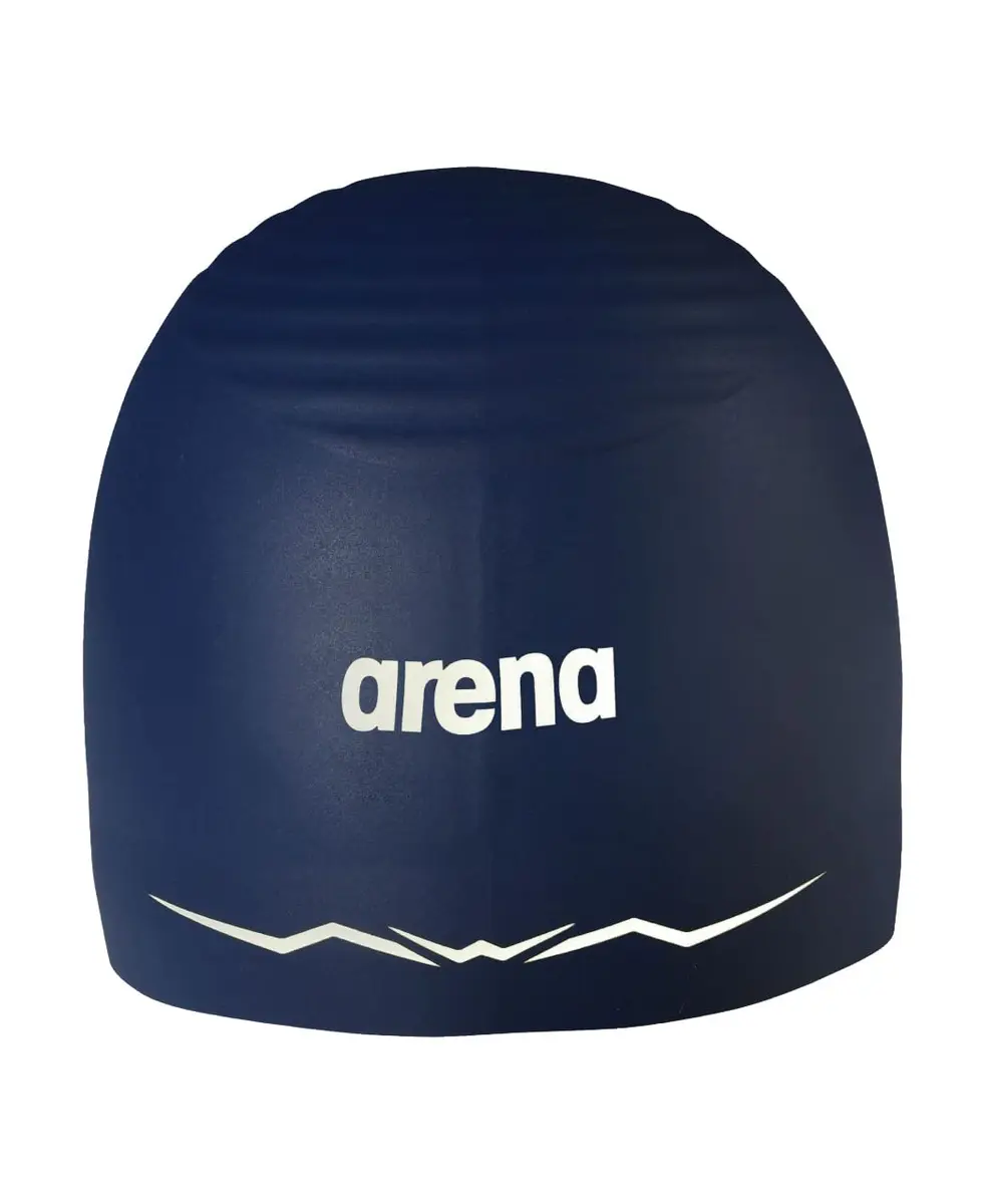 Arena Silicone Racing Swim Cap Large Navy | Hydrodynamic Performance for Competitive Swimming - main product image
