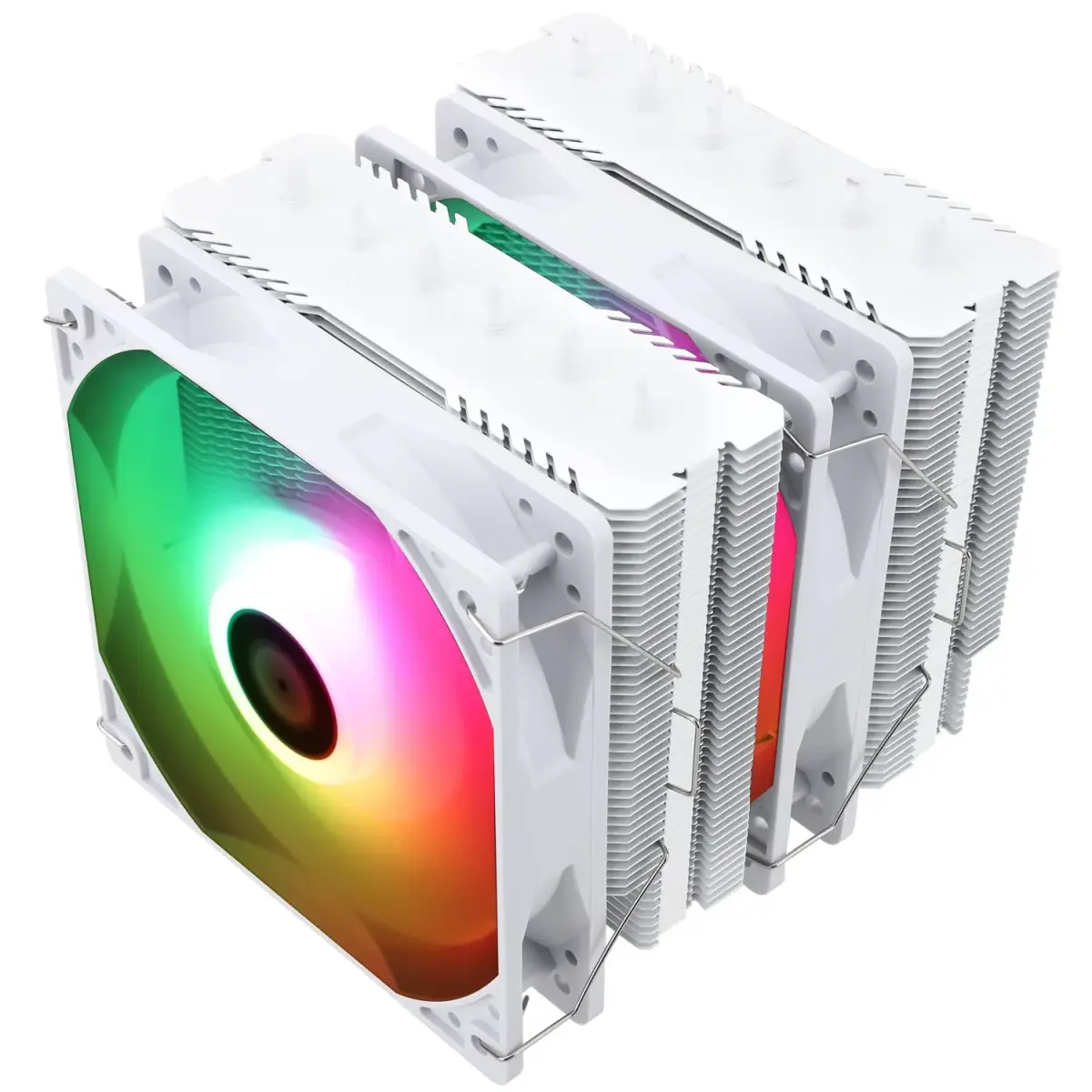Thermalright Peerless Assassin 120 SE ARGB White CPU Air Cooler | 6 Heat Pipes, Dual 120mm PWM Fans, LGA1700/AM5 Compatible - main product image