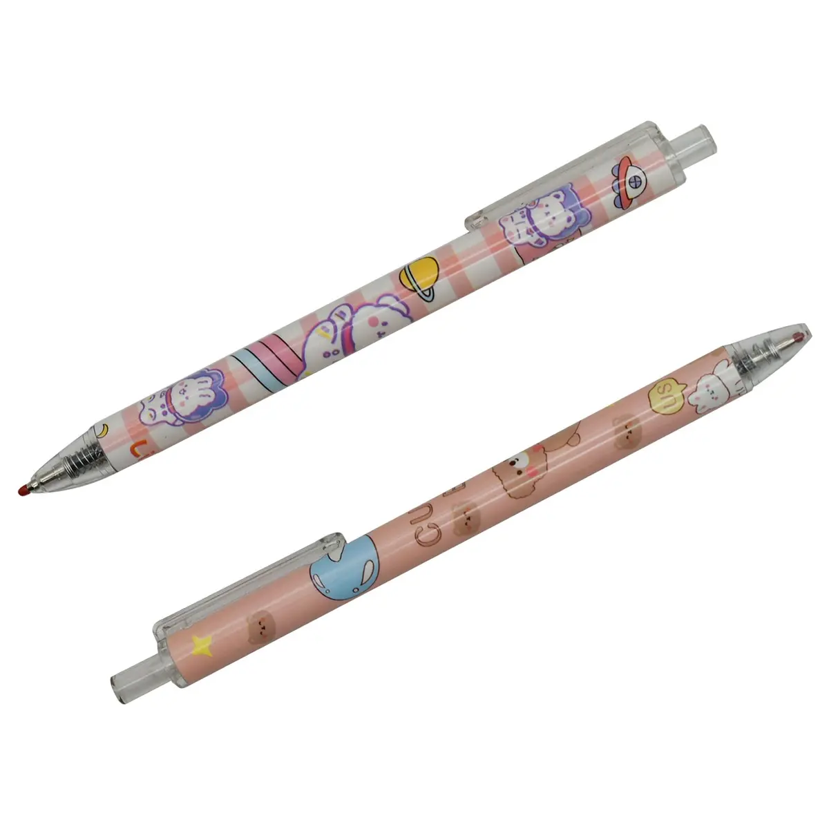 Maydahui Cartoon Bear Rabbit Gel Pen Set 12 pcs | Smooth Ink, Animal Design, 0.5mm Fine Point - view 6