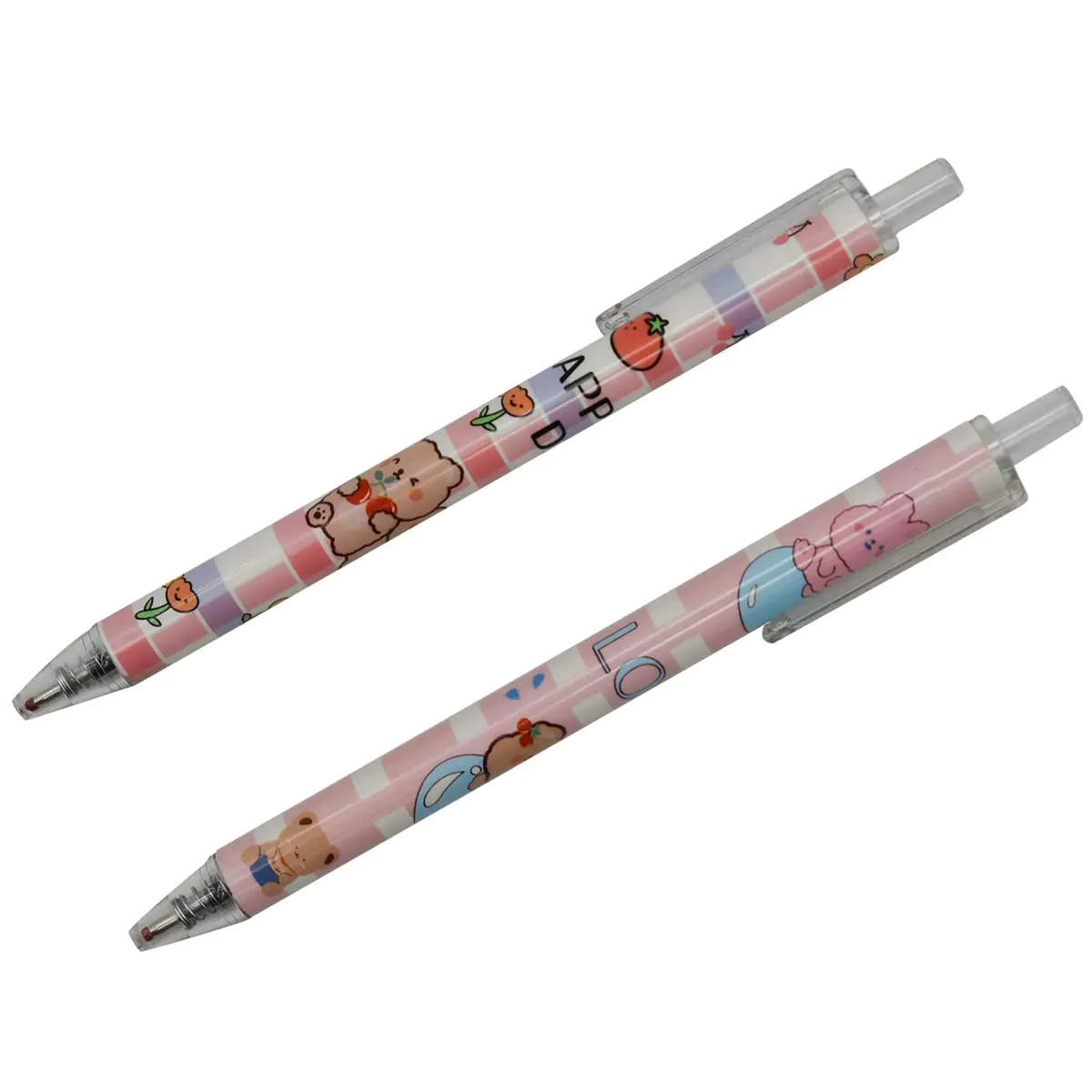 Maydahui Cartoon Bear Rabbit Gel Pen Set 12 pcs | Smooth Ink, Animal Design, 0.5mm Fine Point - view 8