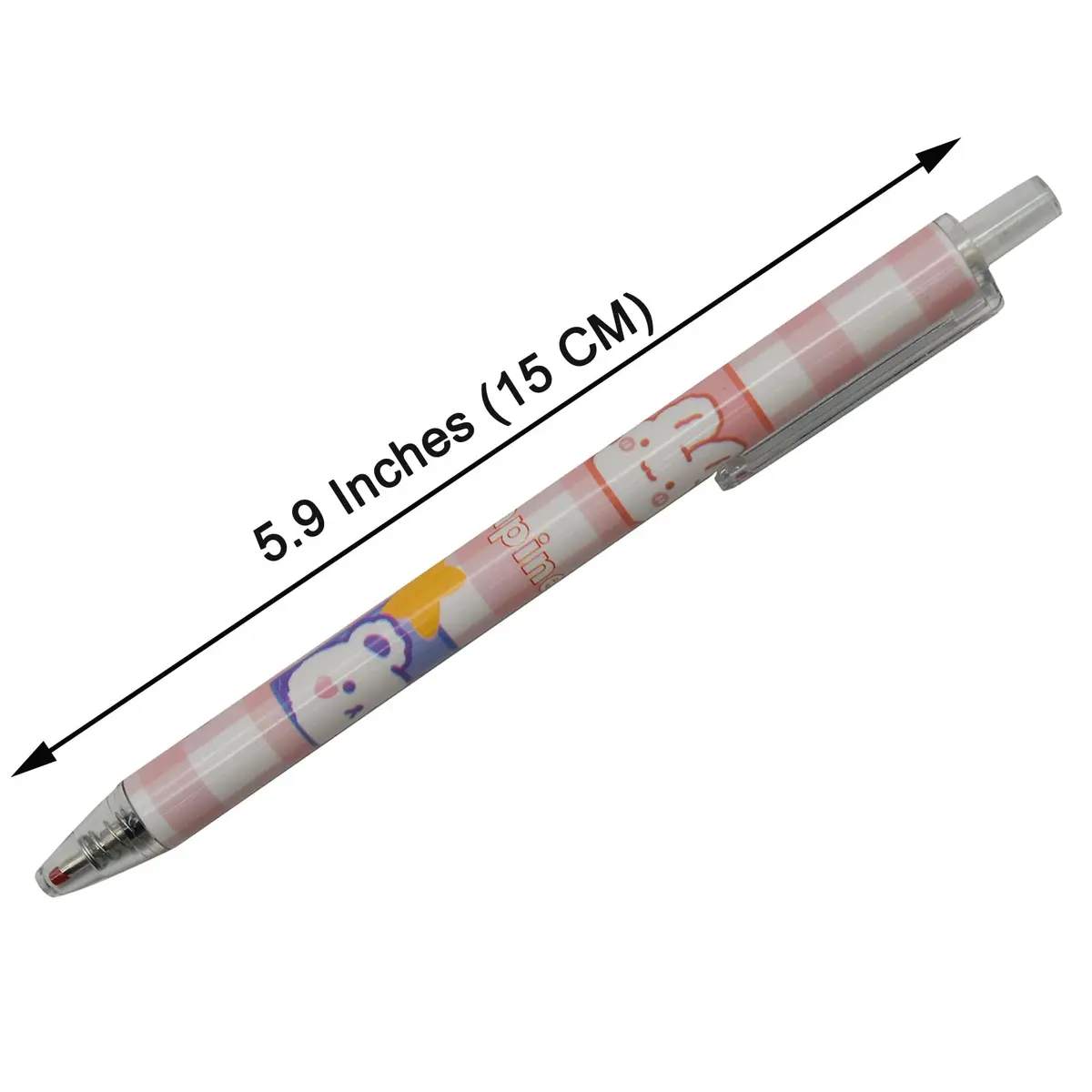 Maydahui Cartoon Bear Rabbit Gel Pen Set 12 pcs | Smooth Ink, Animal Design, 0.5mm Fine Point - view 2