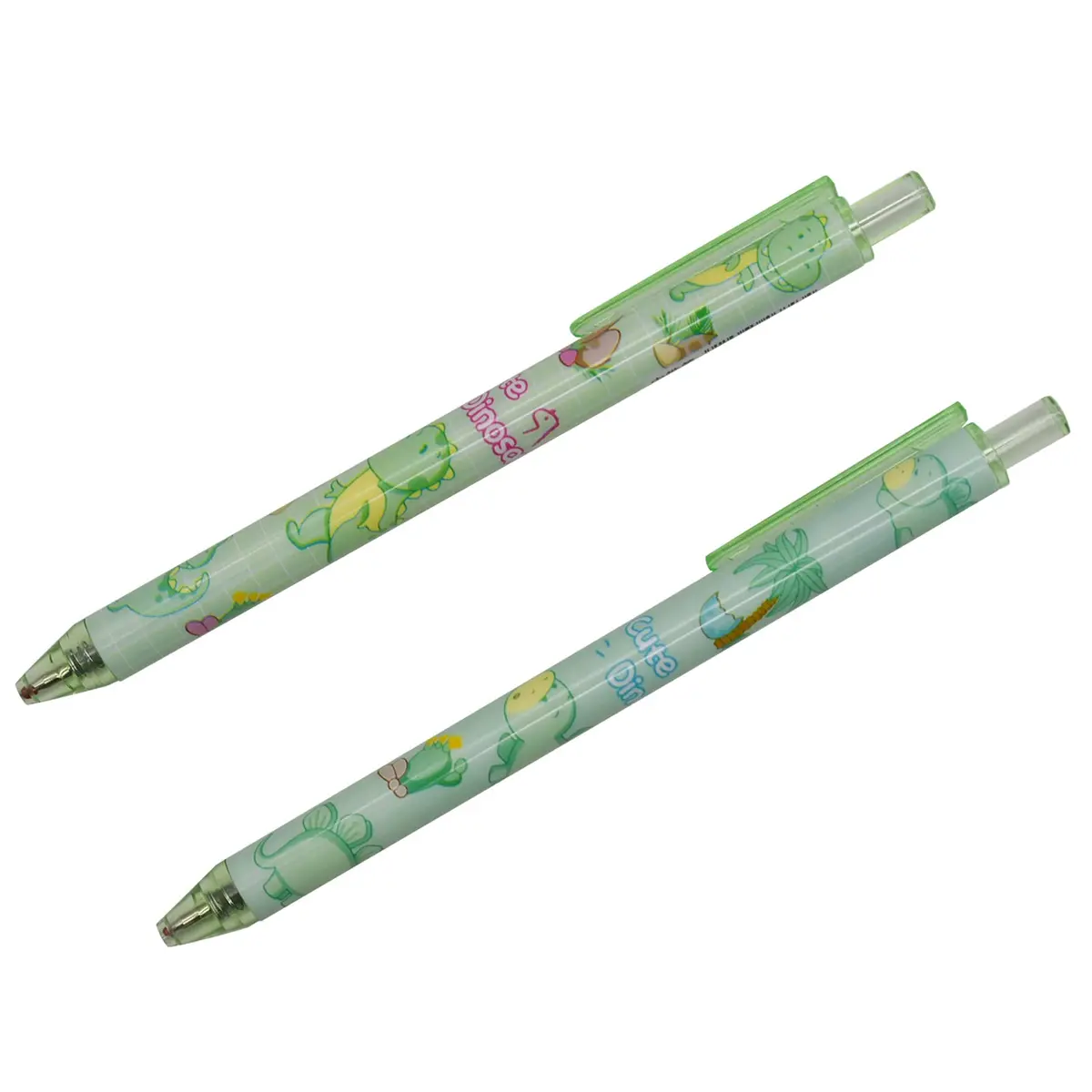 Maydahui Retractable Dinosaur Gel Pens 12-Pack (0.5mm Fine Point, Black Ink) | Smooth Writing for Students & Office - view 8