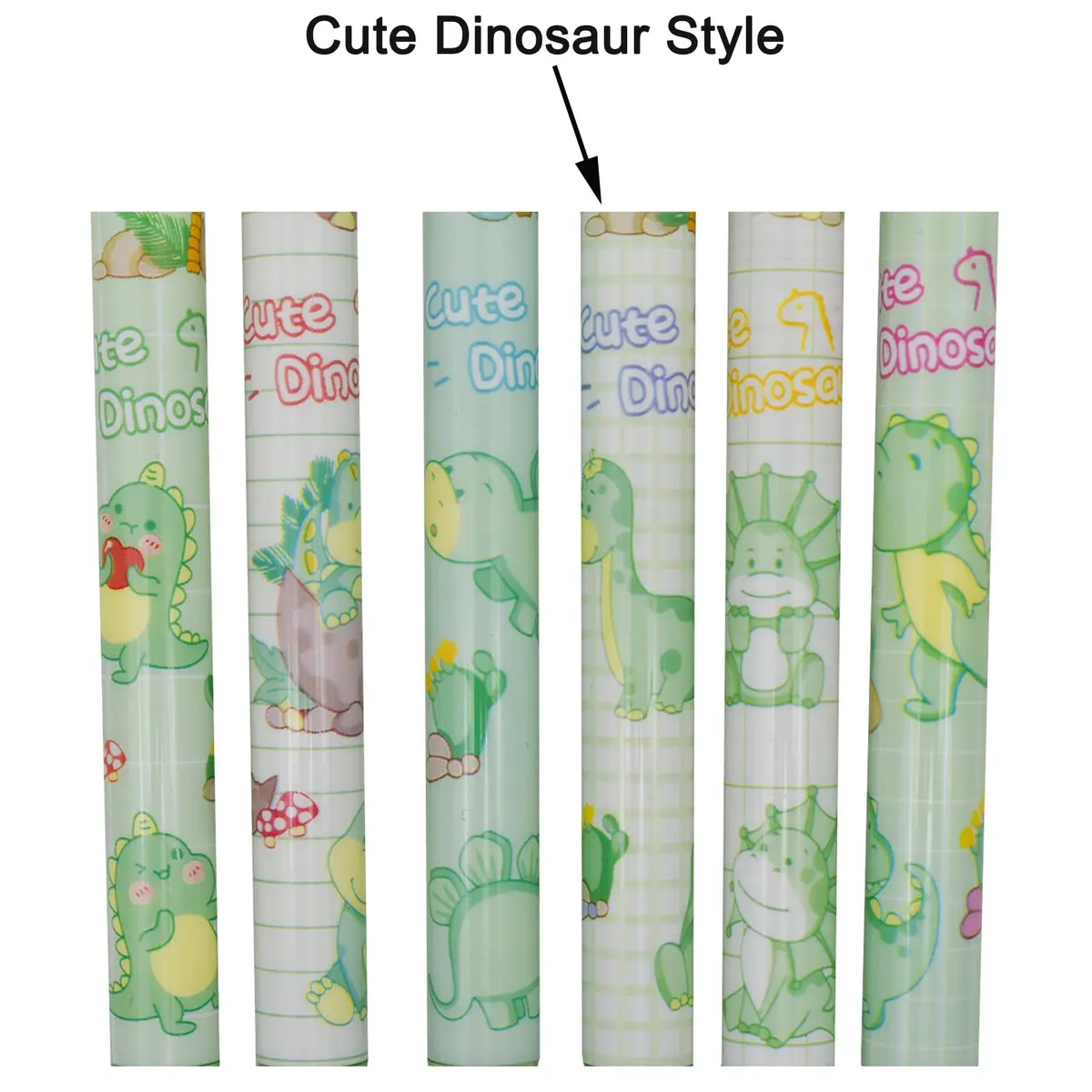 Maydahui Retractable Dinosaur Gel Pens 12-Pack (0.5mm Fine Point, Black Ink) | Smooth Writing for Students & Office - view 4