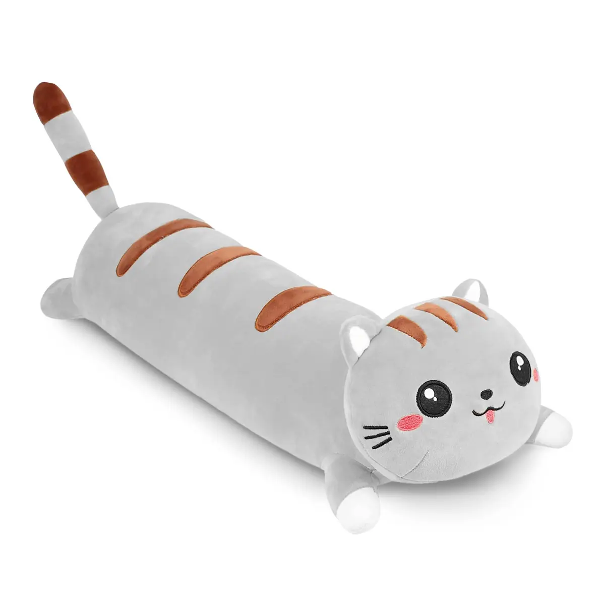 AFAN Long Cat Plush 42 Inch | Cute Realistic Body Stuffed Animal Pillow for Kids & Adults - main product image