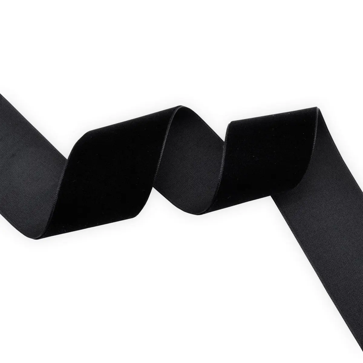 XMRIBBON Black Velvet Ribbon Single Sided 3.8 cm (1 1/2 Inch) by 9.14 m (10 Yards) Spool | Classic Solid Nylon Craft Ribbon - view 2