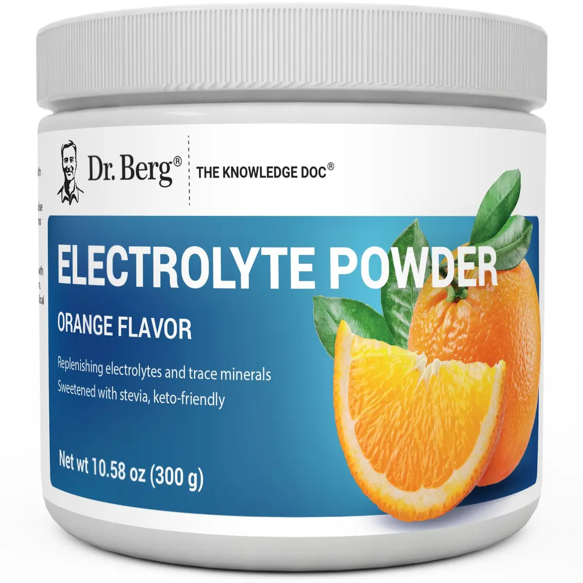 Dr. Berg Zero Sugar Hydration Keto Electrolyte Powder 10.86oz | 50 Servings, No Sugar, Pink Himalayan Salt - main product image