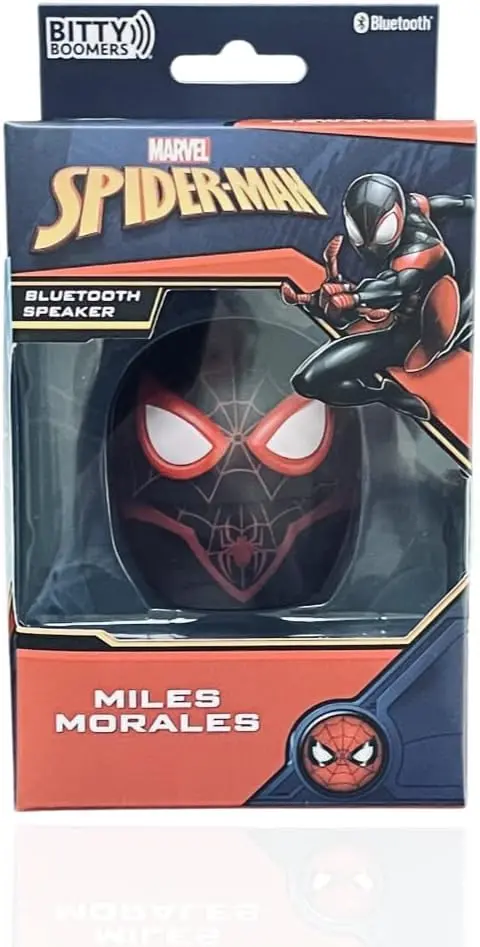 Bitty Boomers Miles Morales Mini Bluetooth Speaker 5cm (2") | Sync 2 for Stereo Mode - view 3