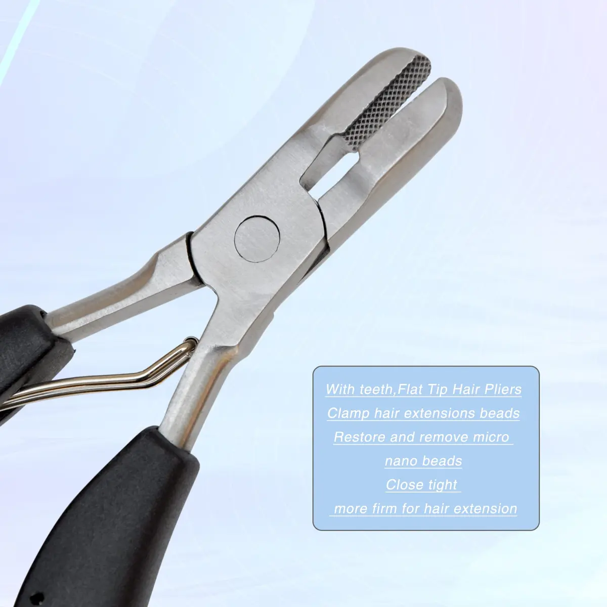 coloryoung Hair Extension Removal Tool 5.5 Inch | Durable Stainless Steel Hair Extension Pliers - view 4