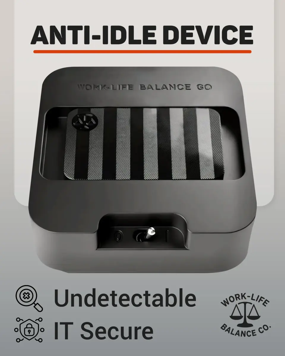 Work-Life Balance Corporation Mechanical Mouse Jiggler, Sunshine | Keeps PC Active - view 3
