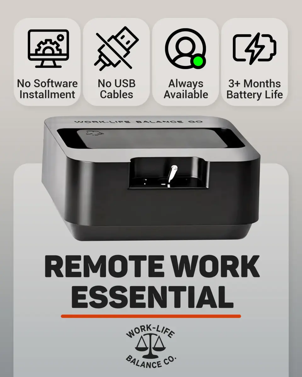 Work-Life Balance Corporation Mechanical Mouse Jiggler, Sunshine | Keeps PC Active - view 4